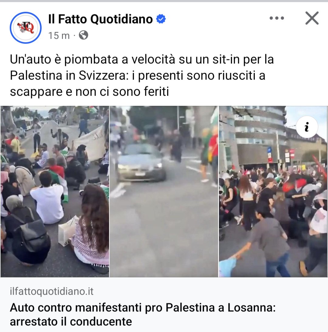 Detto mille volte: il terrorismo Genocida Sionista non si fermerà a Gaza ma sbarcherà in Europa.