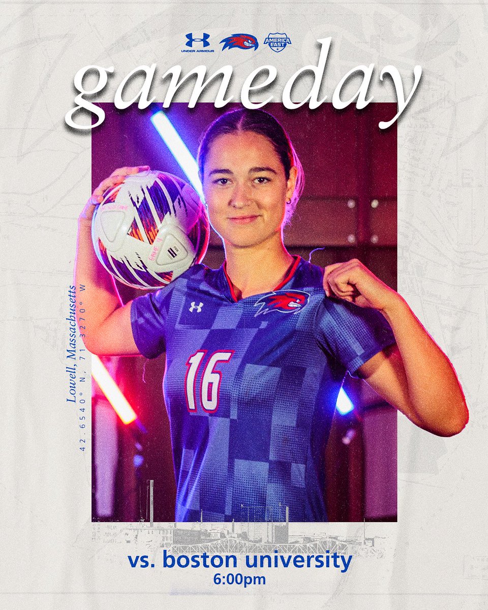 Sunday Gameday against BU‼️

🆚 Boston University 
🕕 6:00 PM (ET) 
📍Cushing Field 
📺 ESPN+ (tinyurl.com/25ngvb2f)
International stream: tinyurl.com/23ydnry3
📊 Live Stats - tinyurl.com/299kv8ol

#UnitedInBlue | #AEWSOC
