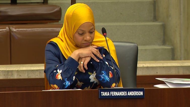 BREAKING: Former Boston City Councilmember Tania Fernandes Anderson (D) sentenced to one month in prison for kickback fraud scheme which netted her thousands in stolen taxpayer dollars.

She was celebrated as the first African immigrant and Muslim elected to the council