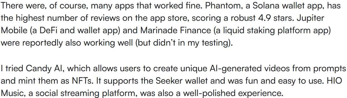 CandyStudioHQ's tweet photo. Candy may be small, for now, but we're mighty.
Check out the Seeker review we were mentioned in: https://t.co/YLhBJdjM9V

Vapor might seem cool briefly, but @solana is powered by real teams shipping real products. Download Candy AI on your Seeker Phone today! 🍬