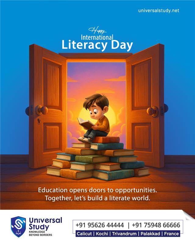 Study79364Study's tweet image. 📚✨ Education is the key that unlocks endless opportunities.
This International Literacy Day, let’s celebrate the power of knowledge and commit to building a brighter, literate world together. 
#InternationalLiteracyDay #UniversalStudy #PowerOfEducation #KnowledgeBeyondBorders