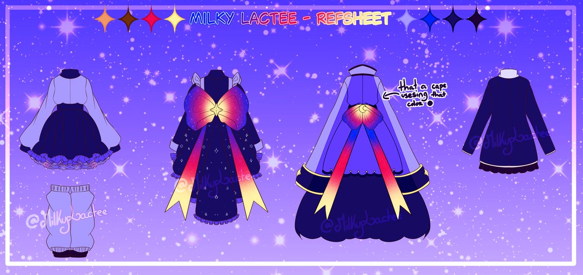 J'ai fini la super ref sheet de Milky !!