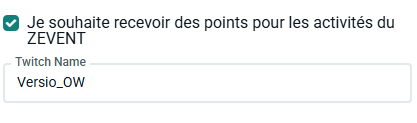 Mes propagandistes OVERWATCH

On a le moyen de faire inscrire le jeu pour la prochaine ZLAN via le ZEvent

Si vous faites un don SUR LA CAGNOTTE DE ZERATOR, vous validez l'option dans le screen du dessous + votre pseudo Twitch et vous avez un vote par euros donné.

LIEN VOTE ⬇️⬇️