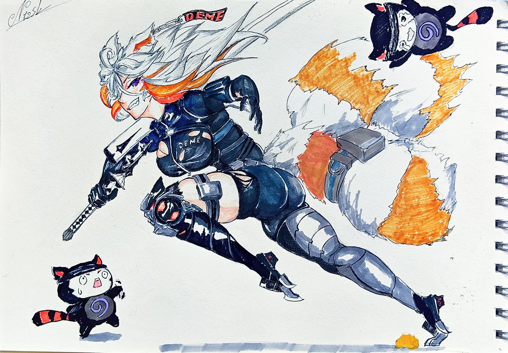 _NT2SH_'s tweet image. Speeding deme
#demeart