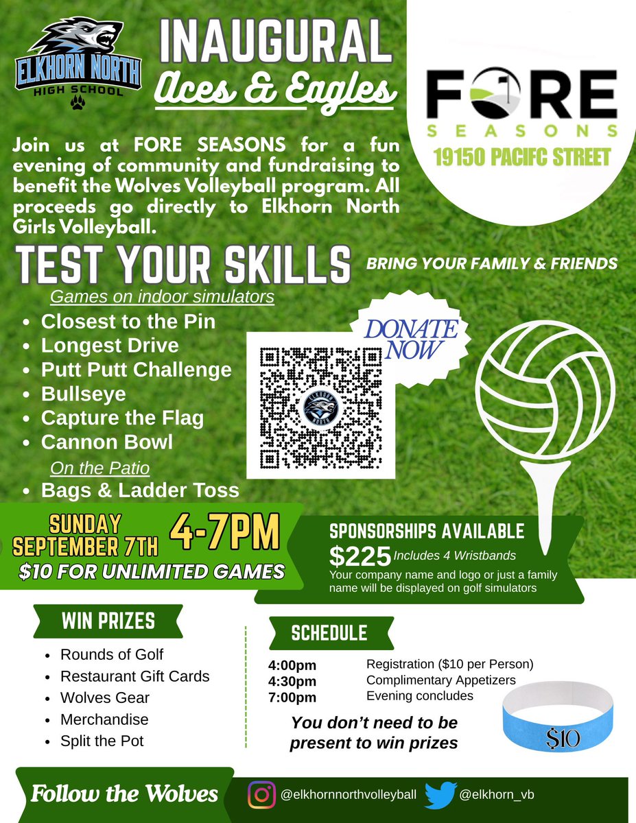 Don’t forget to come out today and take a few swings with the Wolves.