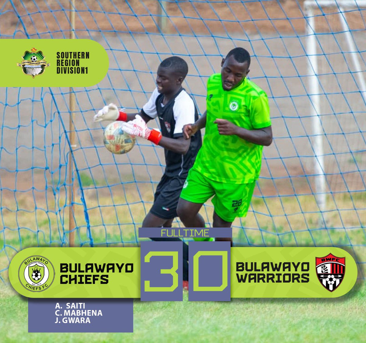 MatchDay 23 is done and dusted at Chiefs Village. 

We collect the 3 maximum points against Bulawayo Warriors. 

Chiefs: 3
Byo Warriors: 0

90

#AccidentallyInD1