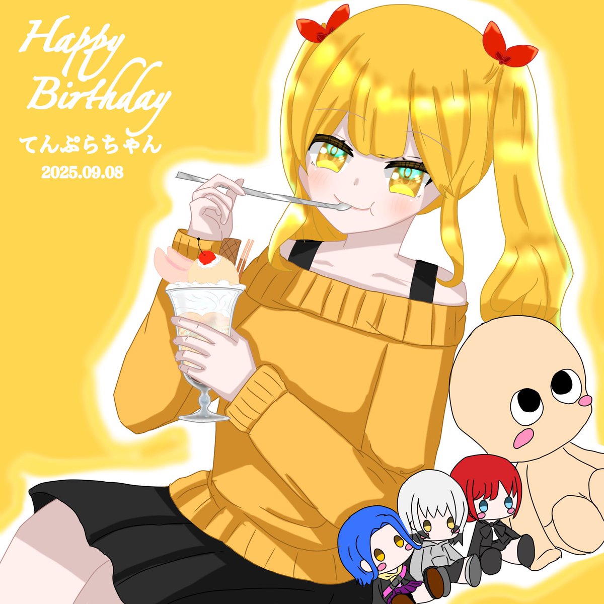 indigo_1216's tweet photo. てんさんお誕生日おめでとう🎉🎉
今後も陰ながら応援してます💪
#てんぷらの絵 https://t.co/yQTyj0Hqj6