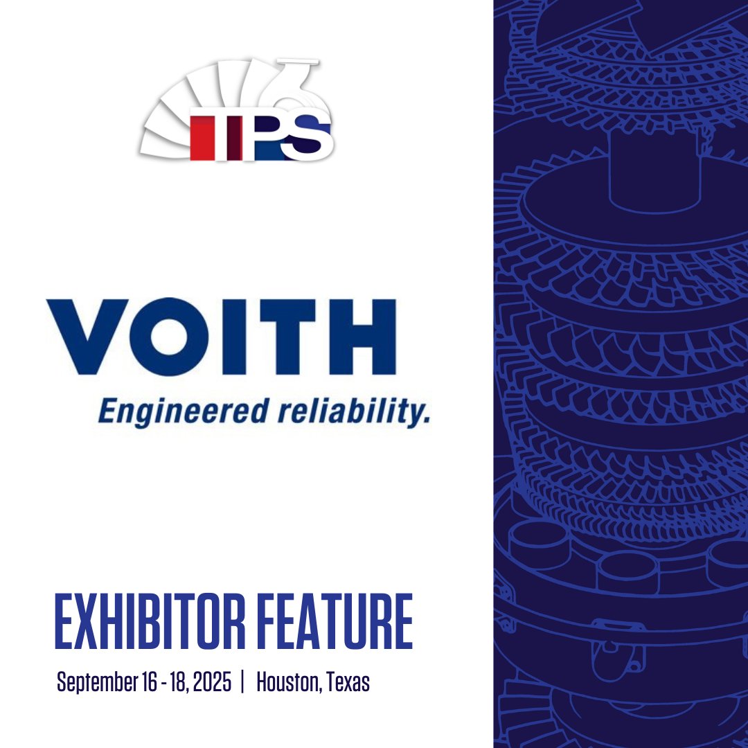 Voith Turbo is exhibiting at TPS 2025. Thank you for being a partner of the Turbomachinery Laboratory!

Join us and many other companies in September at the 54th and 41st Turbomachinery and Pump Symposia in Houston, Texas. Find out more at tps.tamu.edu

#TPS2025