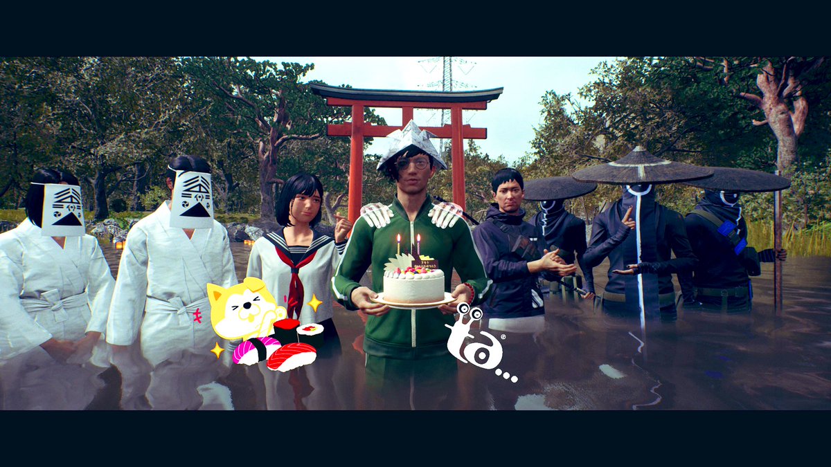 暁人くんお誕生日おめでとう！！ 毎年同じような写真でごめんね😭
#GhostwireTokyo