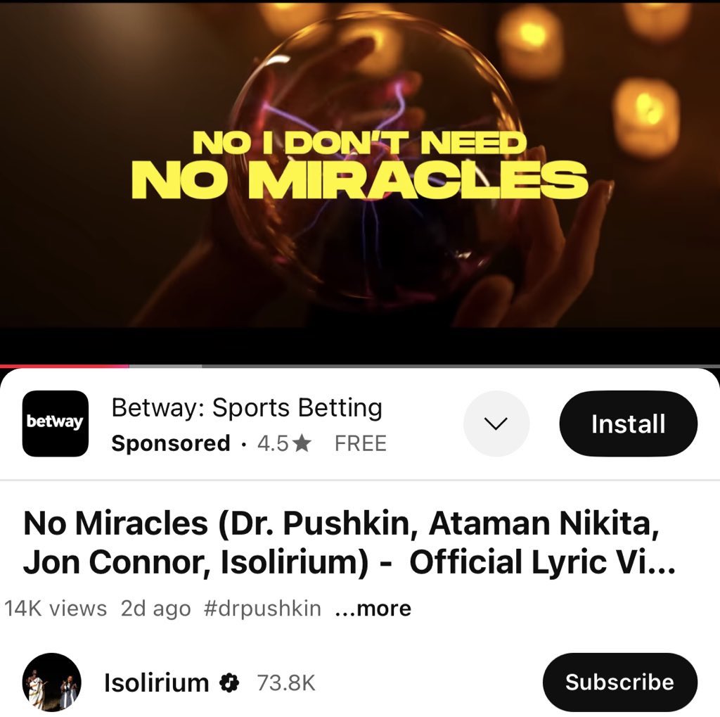 KWAHUBOGA1's tweet photo. I think John Connor’s verse is underrated after listening to #NoMiracles check it out here on YouTube
https://t.co/La7dvsKtt6 https://t.co/tAyiHZpSmc