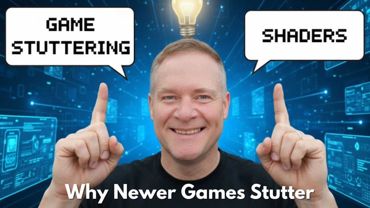 3dGameMan's tweet image. Why Newer Games Stutter - Stuttering, Shaders &amp;amp; APIs youtu.be/MiPY8hhFi5Q
#Shader #API #GraphicsAPI #DirectX12 #Vulkan #ShaderStuttering #Gaming #PCGaming #GameDevelopment #GPUDriver #Rendering #CloserToTheMetal #FrameStutter #Performance #TechExplain