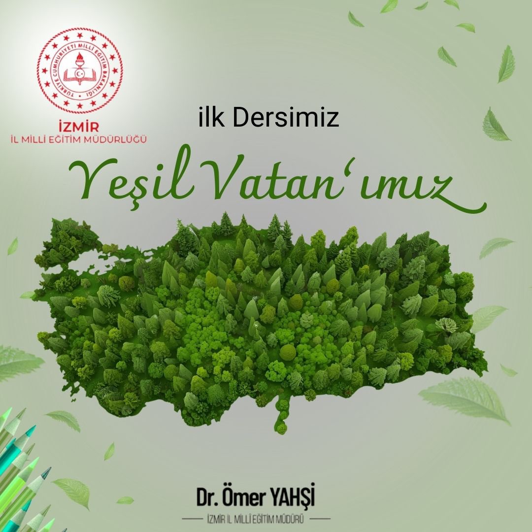 👩🏻‍🏫8 Eylül'de okullar açılıyor! ilk dersimiz "Yeşil Vatan'ımız".🌲
<a href="/tcmeb/">Millî Eğitim Bakanlığı</a> <a href="/Yusuf__Tekin/">Yusuf Tekin</a> <a href="/drsuleymanelban/">Dr. Süleyman Elban</a> <a href="/yahsiomer/">Dr. Ömer YAHŞİ</a>