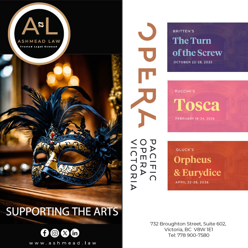 Pacific Opera Victoria presents a distinctive blend of repertoire &amp; creates original productions of an international calibre, featuring Canada's finest artists. <a href="/PacificOperaVic/">PacificOperaVictoria</a> website: pacificopera.ca to check out their 2025/26 season #opera #ashmeadlaw #yyjevents