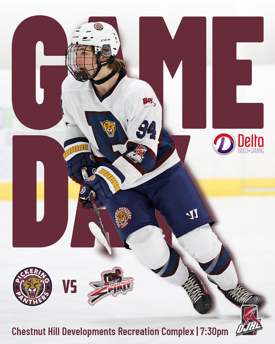 The wait is over, Panthers fans! Your Pickering Panthers are BACK for the Home &amp; Season Opener tonight at 7:30 PM! Join us at Chestnut Hill as the Pack hits the ice for the very first game of the season. Let’s fill the stands and bring the energy! 
Photo courtesy: OJHL Images