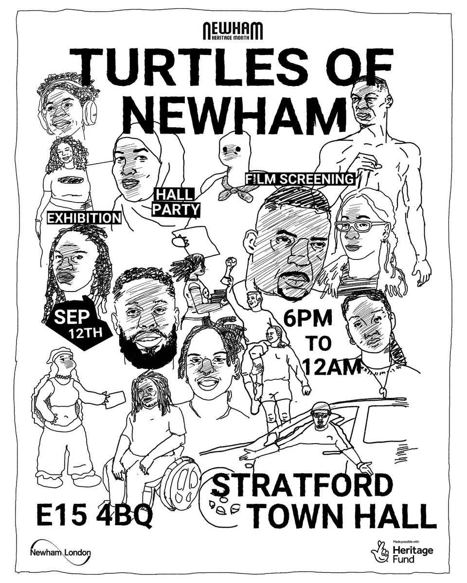 Exploring the themes of Joy and Resistance in the UK’s most diverse borough, we’ve curated this event as a direct response to the hostile anti-immigrant propaganda that’s swept the country! 

FREE Exhibition + Hall Party 
Stratford Town Hall. 🏛️🐢
(Credit: <a href="/Igoristaan/">Iggy</a>)