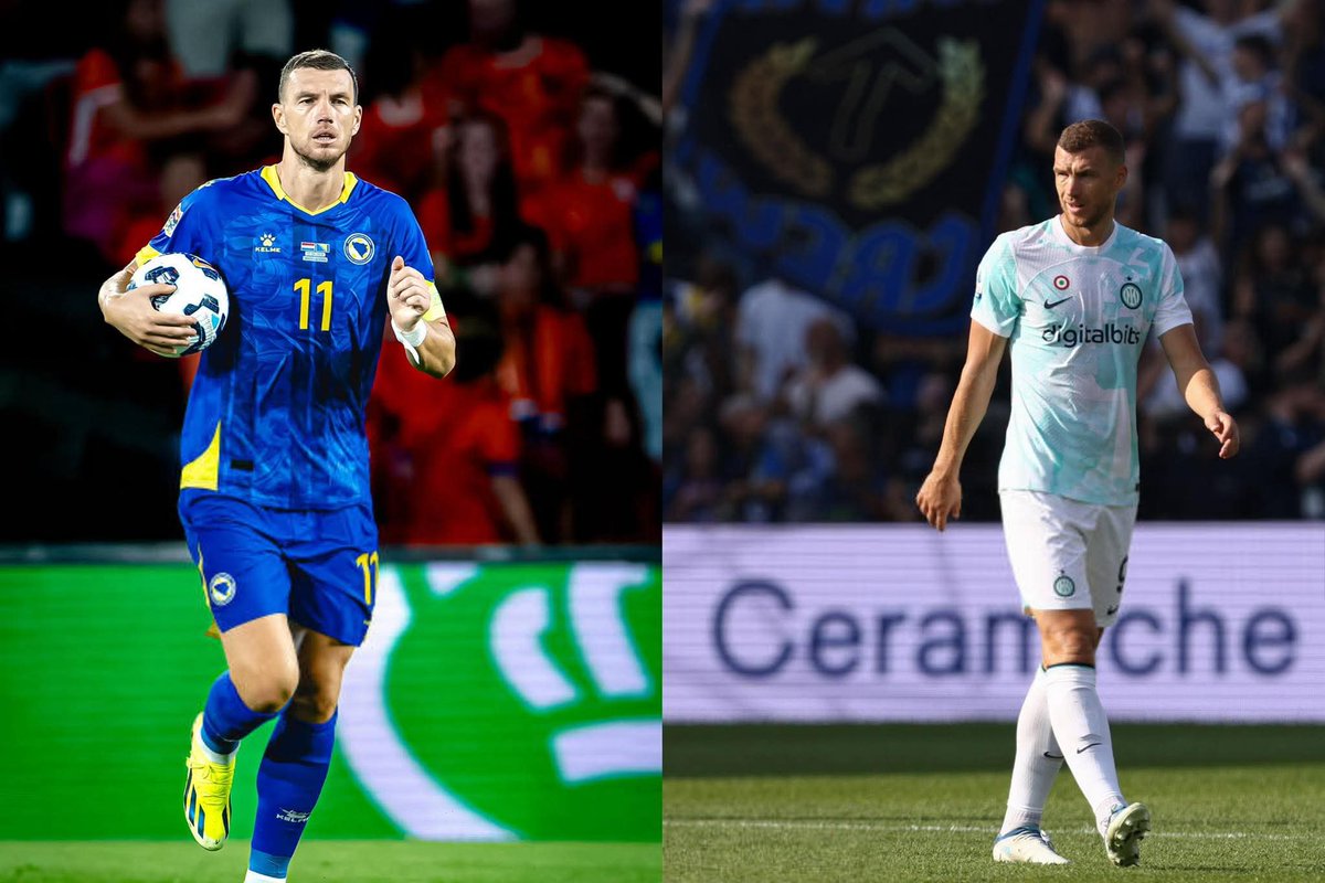 lnter1908_'s tweet image. &quot; هدفين في شباك سان مارينو ، و لطالما أثبت قدرته على التسجيل ضد أي فريق كان ،

وصل لـ هدفه السبعين مع منتخب بلاده و الهدف رقم 453 في مسيرته ، رقم عملاق ، سيبلغ الأربعين من عمره في مارس القادم و ما زال في النُخبة .

أحد أقوى المهاجمين في آخر 15 عام ، إدين دزيكو &quot;