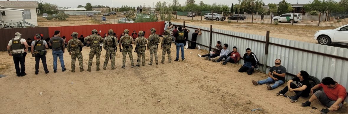 In El Paso, our HSI teams dismantled a human smuggling attempt that led to the arrest of 35 illegal aliens. 

After a driver rolled over while trying to evade <a href="/CBP/">CBP</a>, two Mexican nationals were arrested on smuggling charges. A follow-up operation at a stash house tied to the scheme