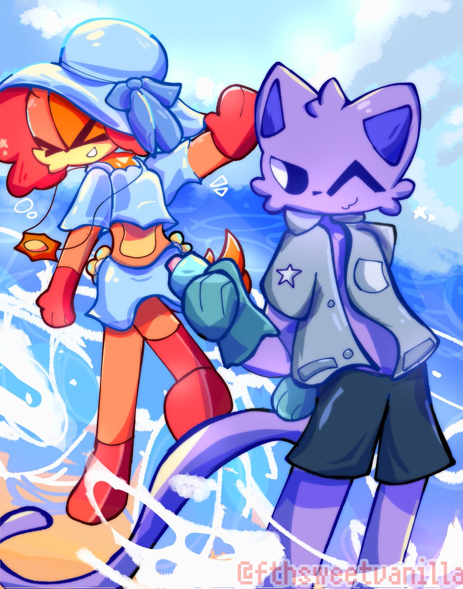 OrangeTuli84190's tweet photo. "Refreshing place during summer!"
#Catnapxdogday #SmilingCritters https://t.co/FyEUkaDNVD