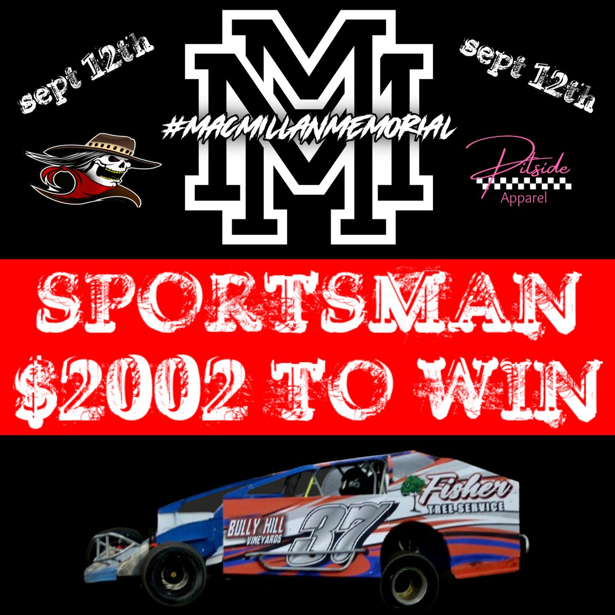 #MacMillanMemorial in five more days. CALLING ALL SPORTSMAN!!!