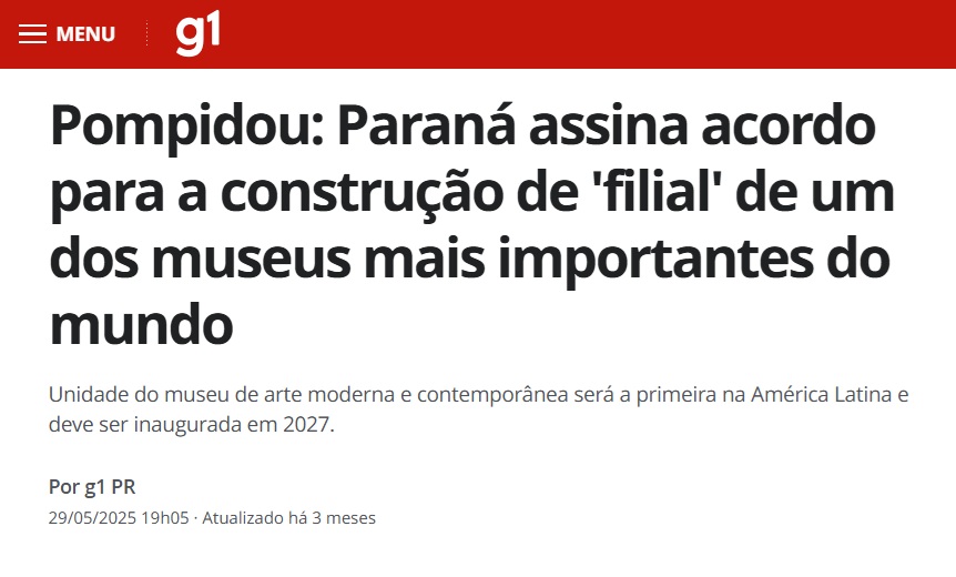 Já faz um tempo que os museus norte-americanos e europeus arrumaram um jeito de lucrar com a síndrome de "mamãe quero ser gringo" que acomete boa parte da população na periferia do mundo.

É um negócio lucrativo. Os Emirados Árabes pagaram mais de 1 bilhão de dólares para ter o