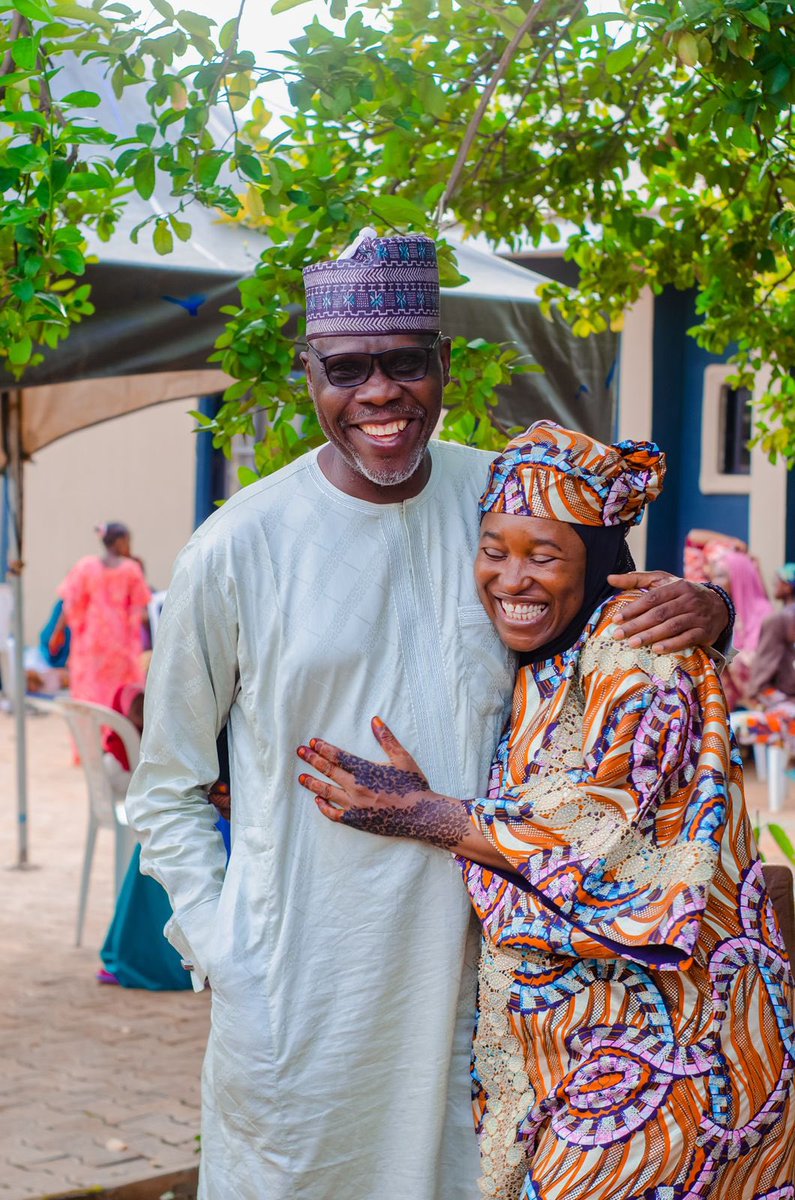 AishaYesufu's tweet photo. With the love of my life ❤️

We were not the bride and bridegroom but we always see ourselves as the amarya and ango  🥰 https://t.co/Bt1K19iFcj