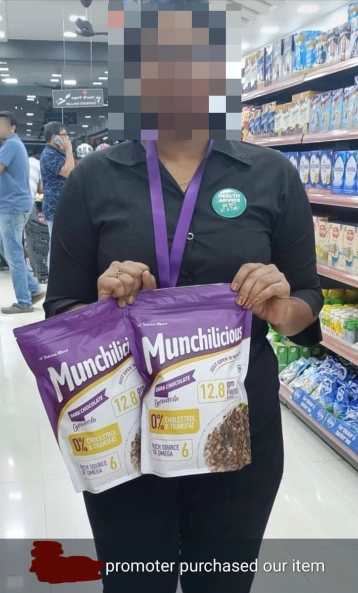 A competitor brand’s promoter choosing <a href="/Munchilicious_/">Munchilicious</a>   products: that’s exactly why we exist. We create what we ourselves love to eat: tasty, healthy, and uncompromised on quality. With Indian consumers becoming increasingly quality-conscious, they truly deserve to be served