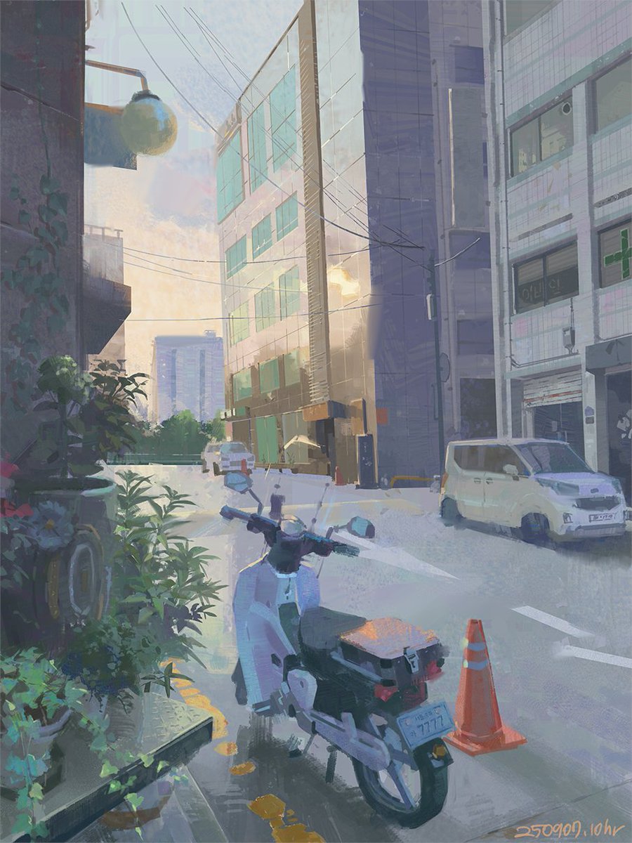 gugugu703's tweet photo. 수업 100회 들은김에 수업 초반에 그렸던 그림 다시 그림 
(250908/220827) https://t.co/cNCpMDG36p