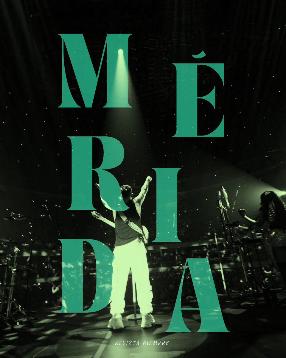 RevistaSiempre_'s tweet image. Primera noche de magia en Mérida ✨

@AlejandroSanz ♥️
#GiraYAhoraQué 

📸: @salvamuste 🖤