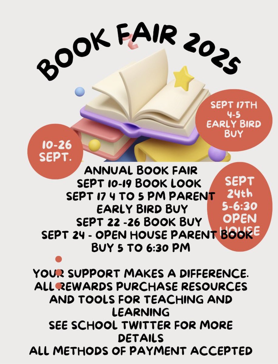 farruggio201640's tweet image. Hip, hip hooray!!! The St. Cornelius annual Scholastic book fair starts this week. All proceeds will go towards purchasing resources, new books, new and fun learning tools and much more. Your purchases make a big impact!!!Thank you in advance for your support. @StCorneDPCDSB