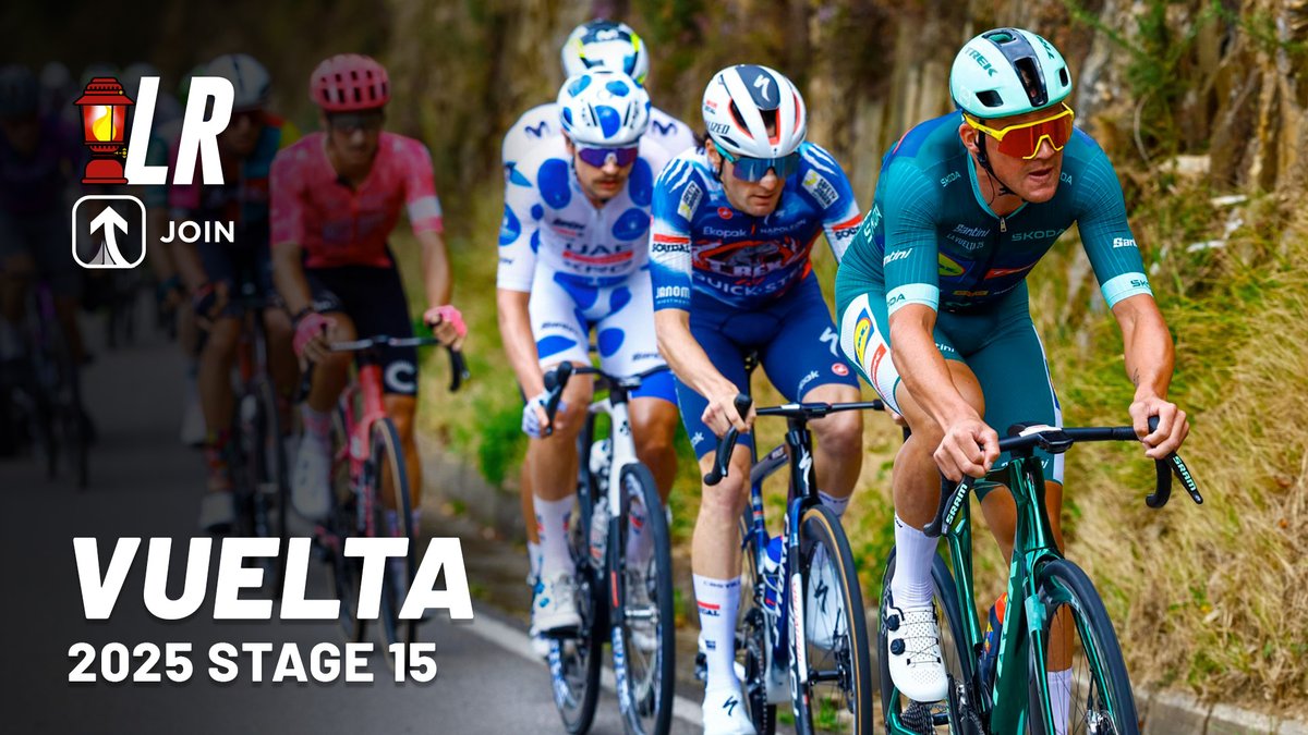 Breakaway day at #LaVuelta25 🌪️

Join Patrick and Benji live as they recap the 15th stage ⤵️

📺 youtube.com/watch?v=b_QM4Y…