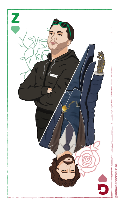 anawaena's tweet photo. La carte des rois pour le #concoursZEVENT ! 👑

En vrai, je me suis challengé parce que je dessine que des femmes d'habitude. Du coup, je suis désolé Zérator, j'ai mieux réussi Gustave... 😅

#zerator #gustave #ClairObscurExpedition33 #ZEVENT2025 https://t.co/wDqMUya5Ze