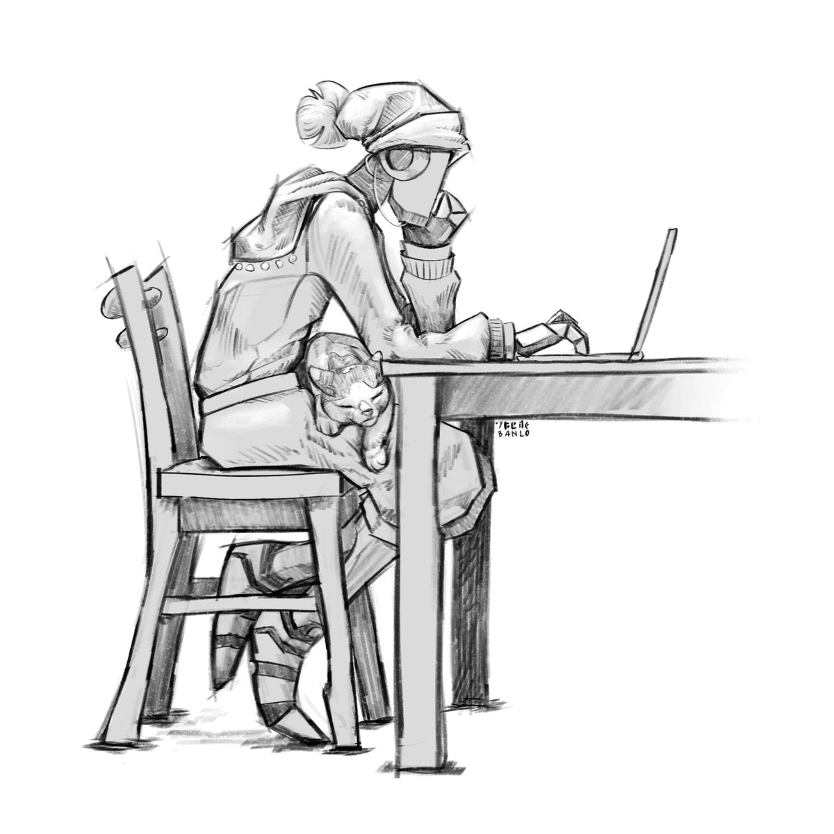 Banlo_Art's tweet photo. She is Lena, Francisco's aunt
#strayoc
#stray #straygame #strayfanart https://t.co/7Jy7CJeYOZ