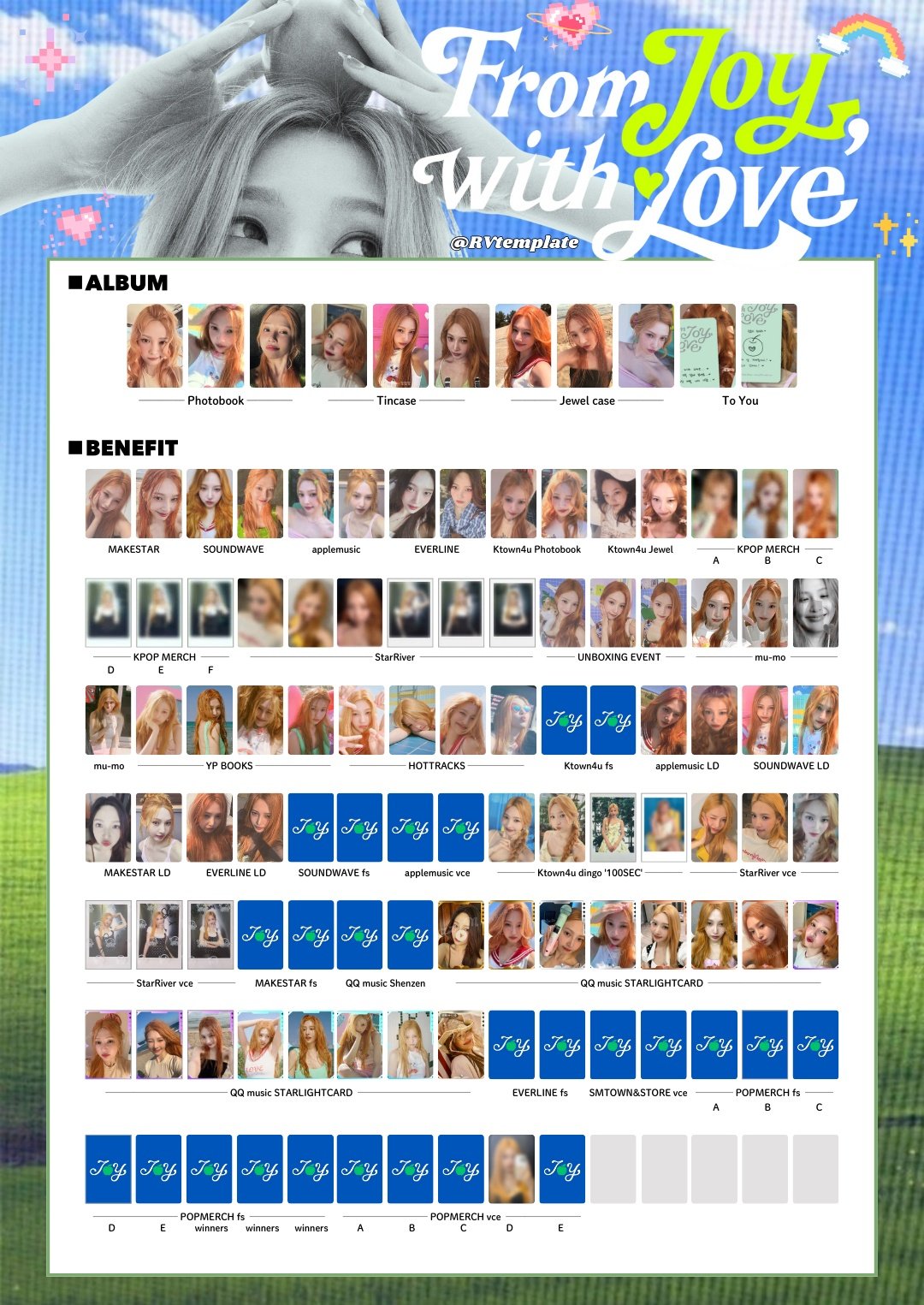 RedVelvet レドベル トレカ ウェンディ Red Velvet template (@RVtemplate) / X
