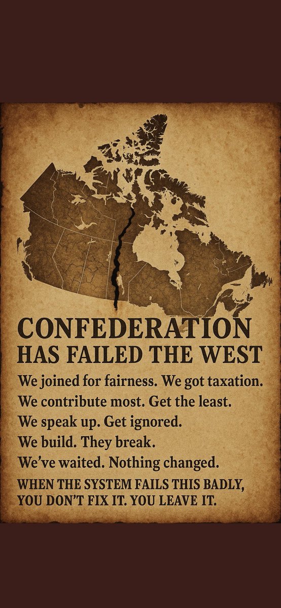 Zone3Garden's tweet image. I pity conservative Canadians. You all are in for a world of hurt and frustration at the hands of the Canadian majority when the West becomes independent.

Make an exit plan. Perhaps leave now because the CAD dollar will tank when we go.
#wexit #ABexit #AlbertaIndependence