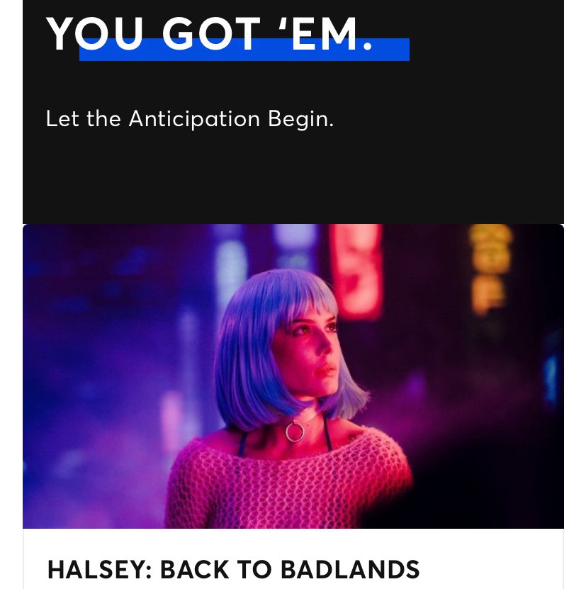 BKbitchh's tweet photo. 56 more days 🥹 #BACKTOTHEBADLANDS #Boston #Halsey💙 https://t.co/iaNTTmU9dU