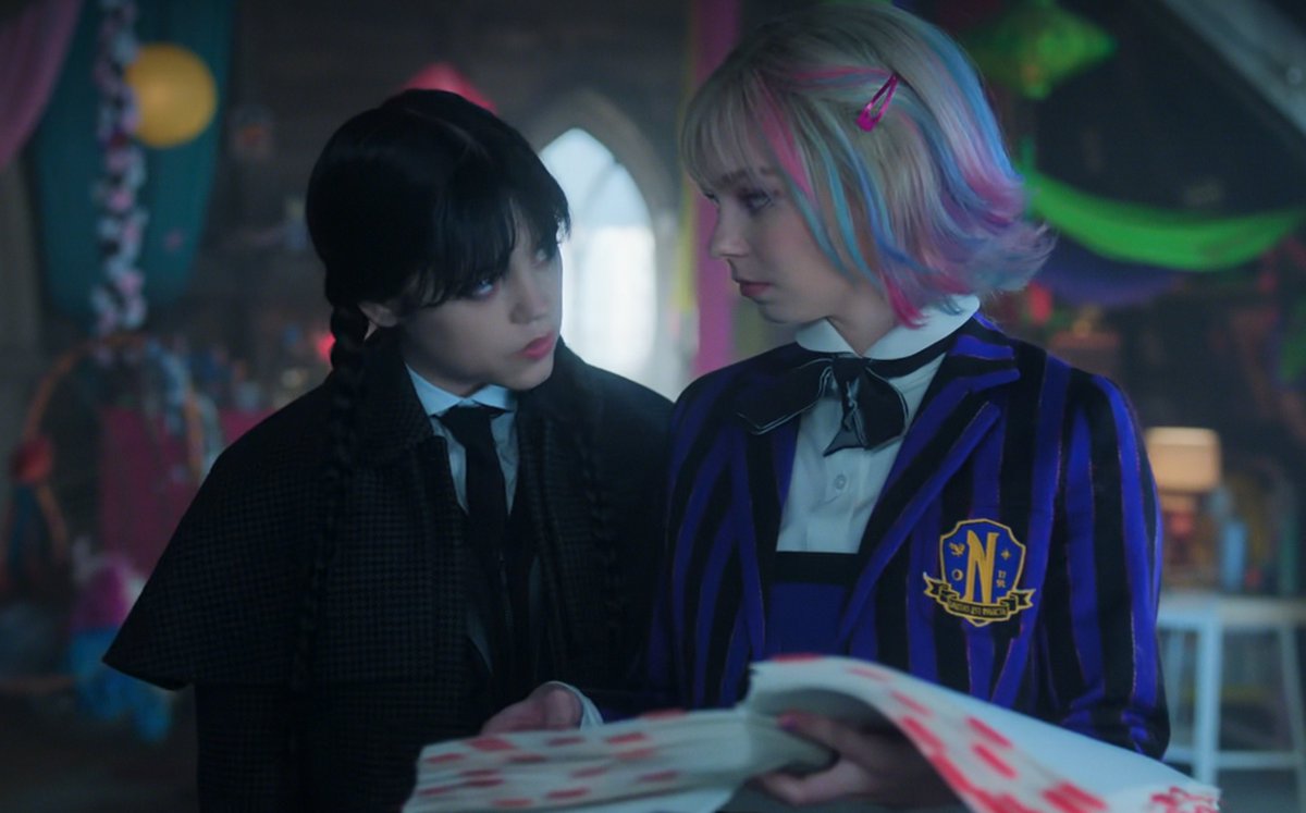 Enid: There's fanfics about us.

Wednesday: I know.... I wrote them.

#wenclair #wenclaircanon #wenclairstays