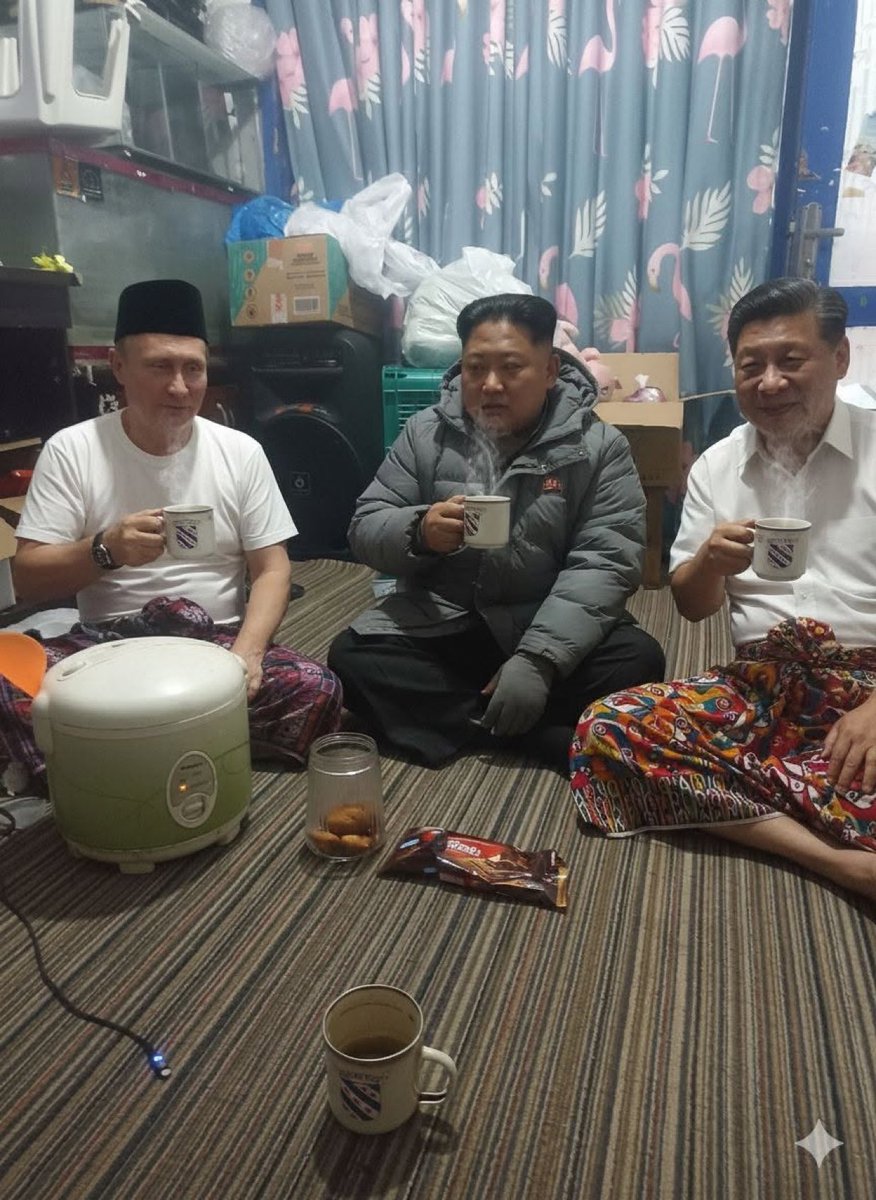 Lagi nyantai sama para admin bumi