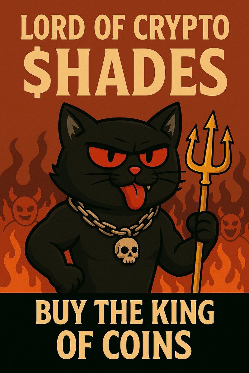 Not just another token.
$HADES is a kingdom.

⚡ Ruled by strength
⚡ Driven by vision
⚡ Protected by believers

🔥 The gates are open.
CA: 0x76cd7D834E9D8382663a1660EB6e3C59ADdEEC27