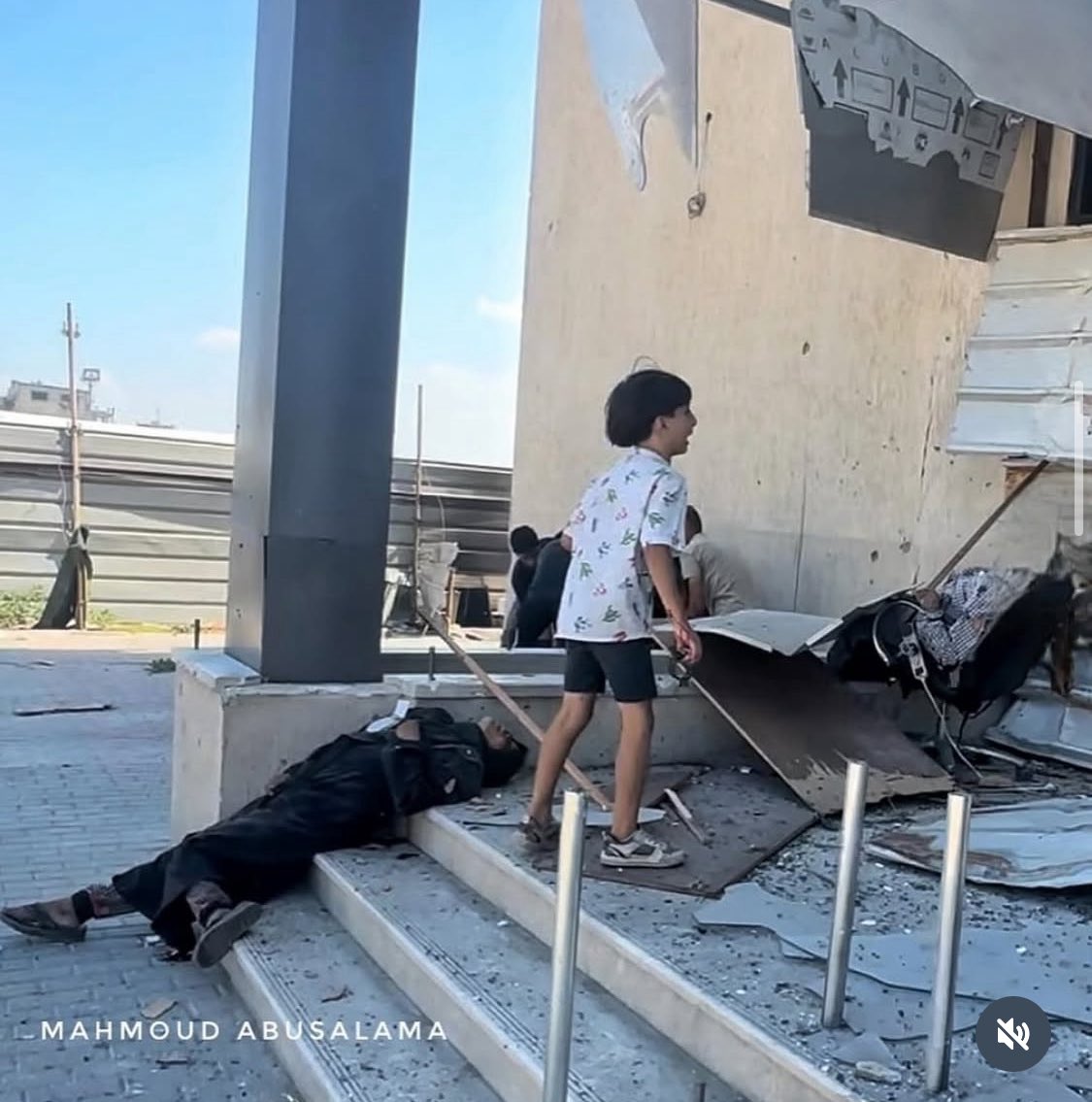 This is the moment a young boy in Gaza found his pregnant mother murdered and his father’s head blown off. I am beyond disturbed.