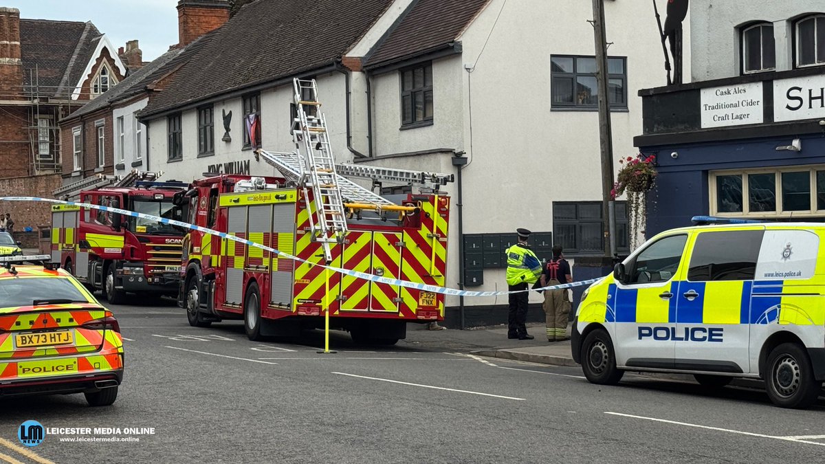 Update 16:30

The woman still remains on the roof for over 4 hours, police and fire service has completed a change over shift.  

More to follow. 

#EarlShilton 

<a href="/LFRSFireControl/">Leicestershire Fire Control</a>