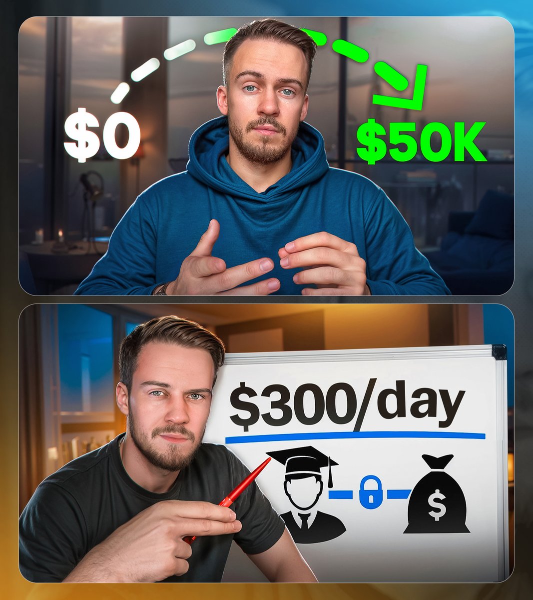 baigukin's tweet image. Recent thumbnails ⚡️
Which one is better ?  #YouTubeDesign #YouTubeThumbnail #DesignForYouTube #Thumbnail