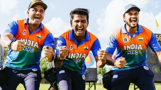 India men's compound archery team wins first-ever gold at World Championships