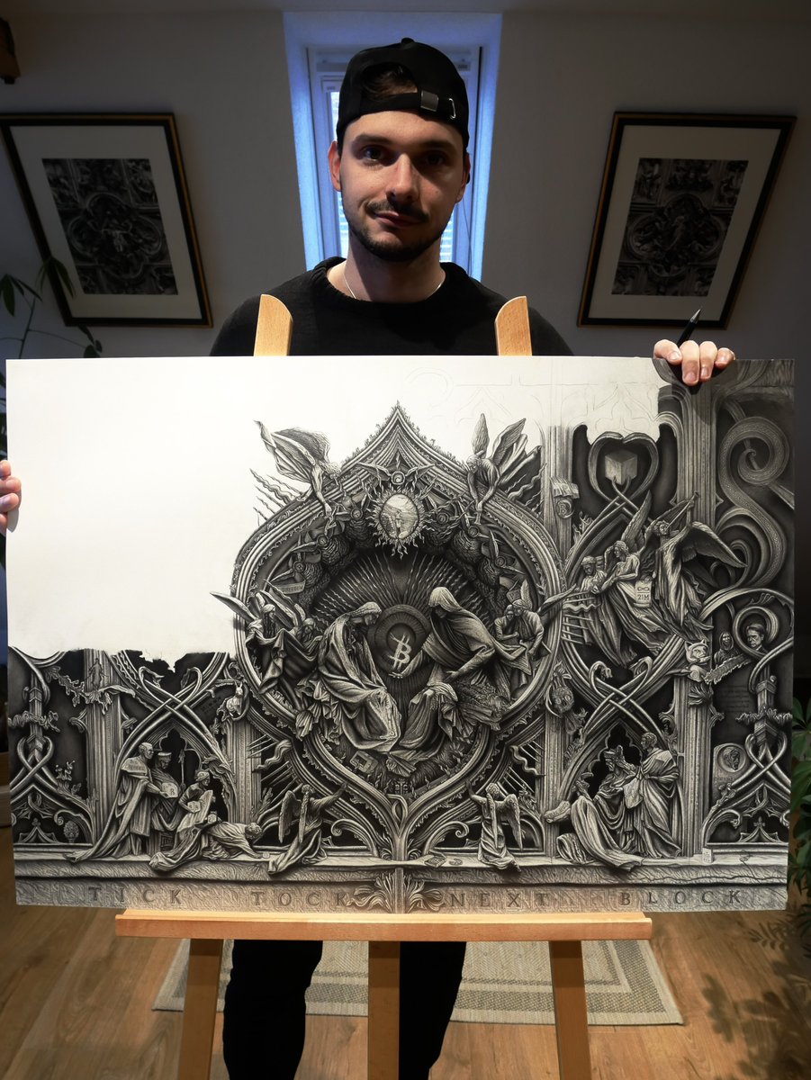 I can happily announce that I plan to draw live at a Bitcoin conference for  the first time! On October 24 and 25, the @LuganoPlanB 2025 event takes  place in southern Switzerland .