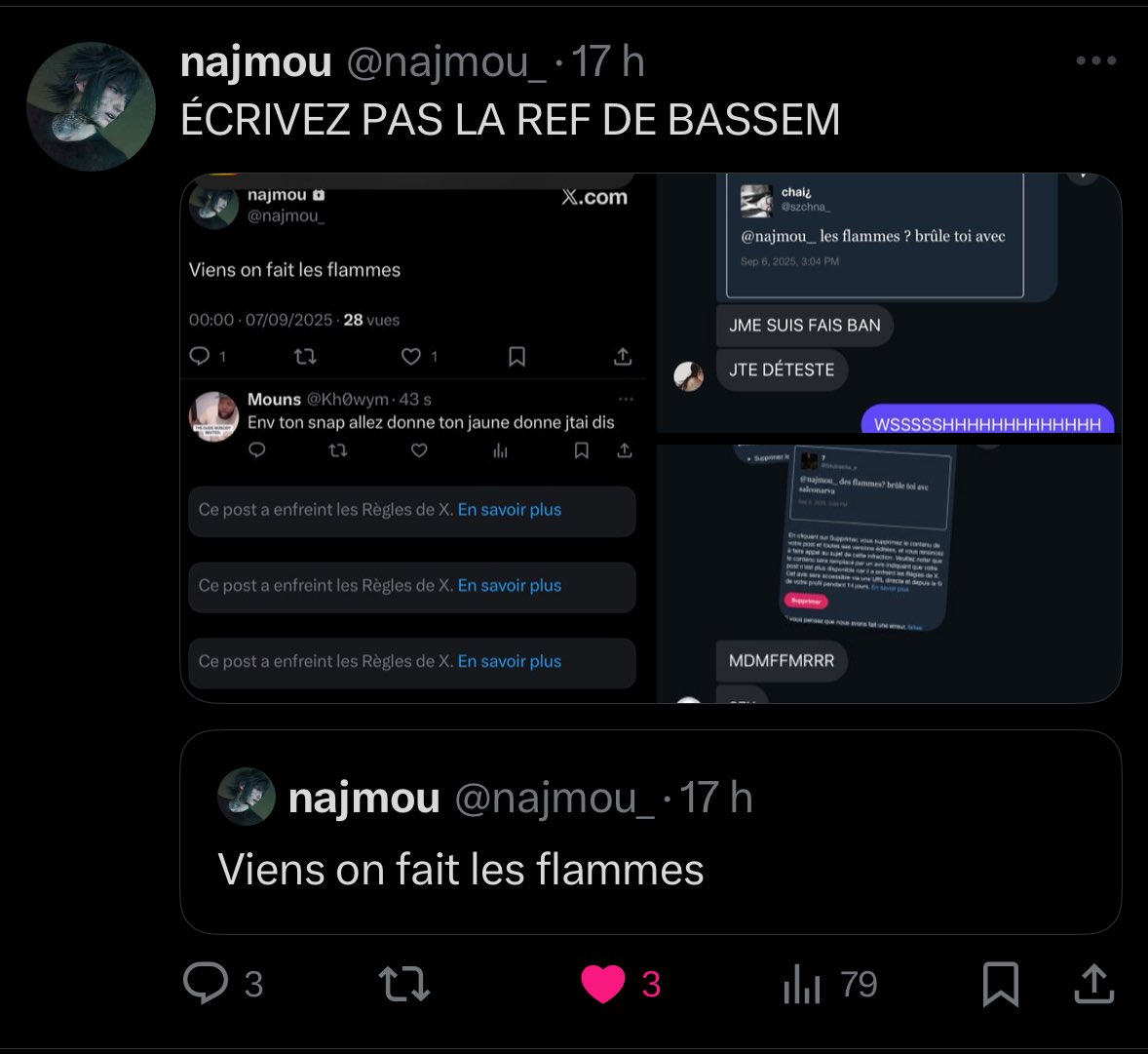 h1lsaa's tweet photo. jremet au cas ou qlq a l’idée d’écrire la ref a bassem https://t.co/QfpcnqKCkC