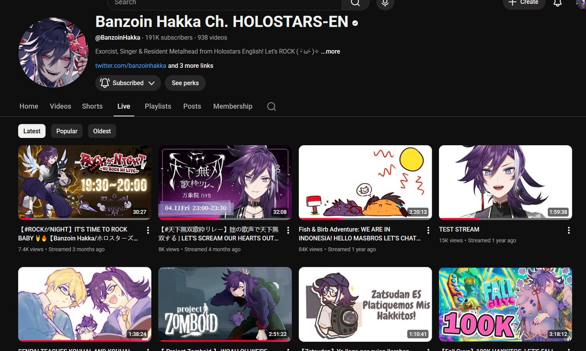 shadowcat_cat's tweet photo. PSA: YT has rolled out a AI update to ALL users that will restrict what videos/streams appear. So I threw together a helpful lil guide on ways u DONT miss your oshi's newest videos/streams! (example shot here with it on, see how it nuked over 3/4 of his streams?) #Hakkitos https://t.co/eVJEy7sbUC