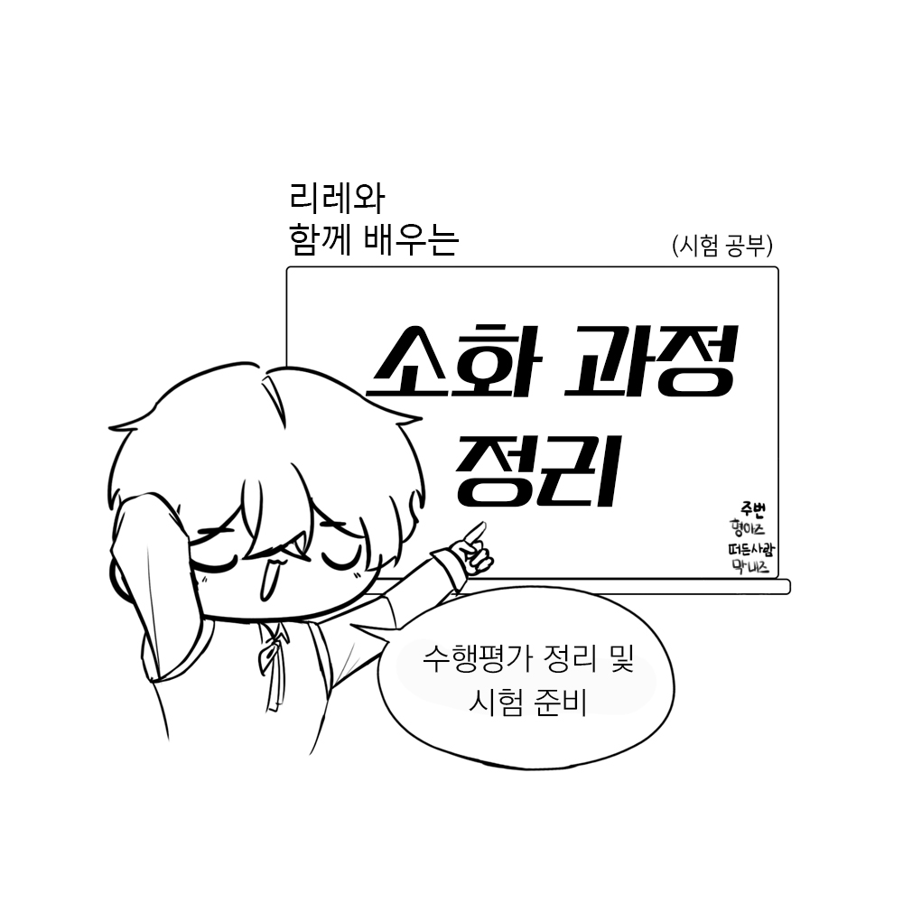 리레와 함께 배우는 소화 과정 정리
#gemini_art 
(/12) 타래로 이어집니다