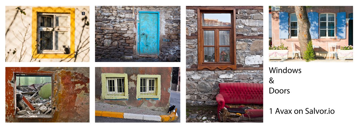 AyazYildiz_'s tweet photo. Windows and Doors series on @salvor_io 
St Bid: 1 $Avax 

#ArtChain #TheArtChain 
Link:👇 https://t.co/CpnptVQuw9