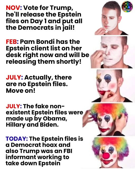 Epstein files timeline: 😂🤣👇