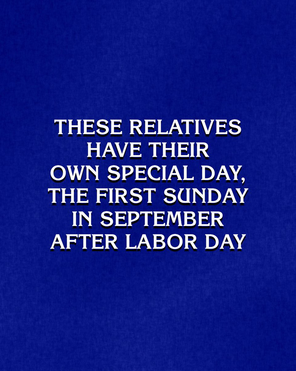 We know you've been watching Jeopardy! with them your whole life 👵🏻👴🏽 #Jeopardy!