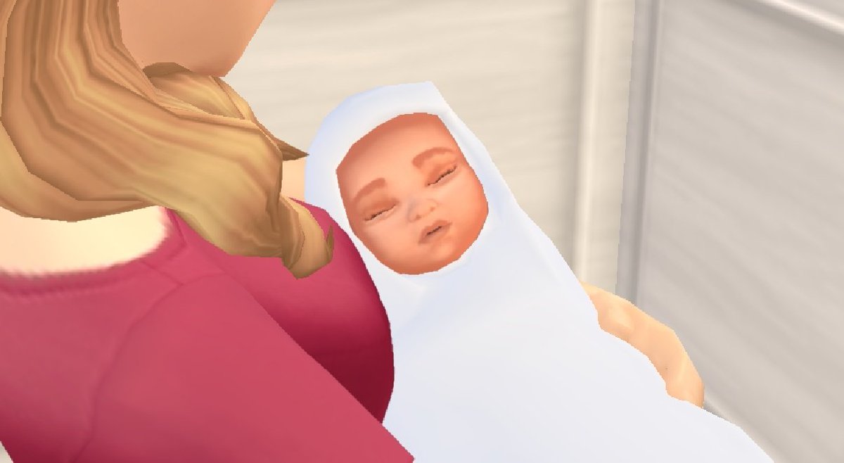 Sims_Mobile09's tweet image. 아기 천사가 찾아왔어요! 만나서 반가워 벨👼